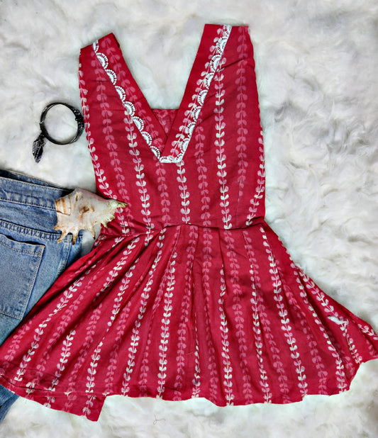 GULAABO - Pink Short Kurta